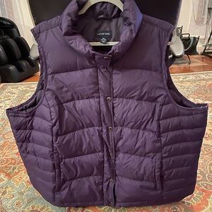 Land’s End Plus Size Purple Vest-like new condition